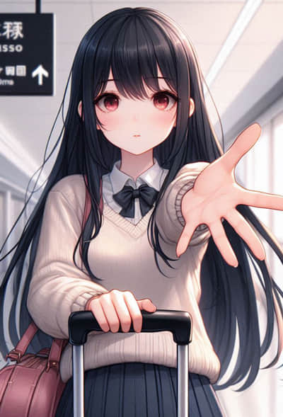 旅行，少女和学习封面