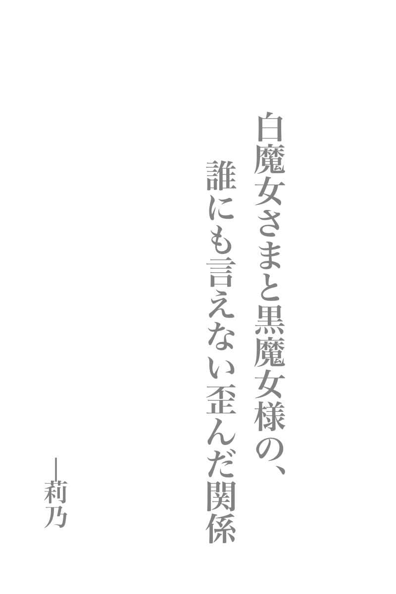 白魔女大人与黑魔女大人，那段无法对任何人说出口的扭曲关系封面