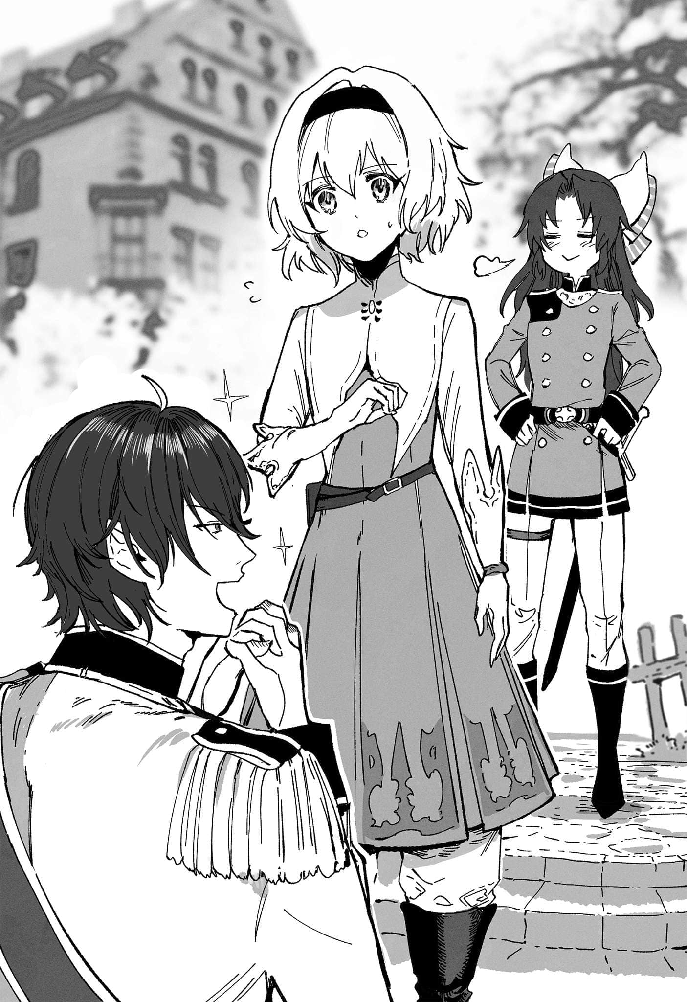 《转生后的大圣女，极力隐瞒圣女的身分》6 菲亚、夏洛特与邻国王族一起去采摘药草插图（1）