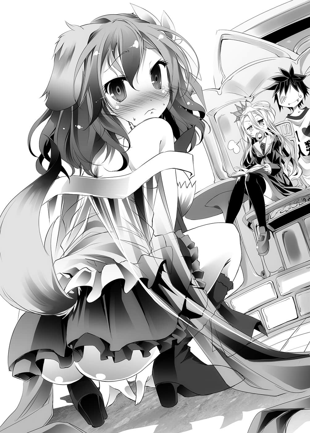 《游戏人生 NO GAME NO LIFE》2 游戏玩家兄妹似乎盯上兽耳女的国家了 第一章 布局插图(1)