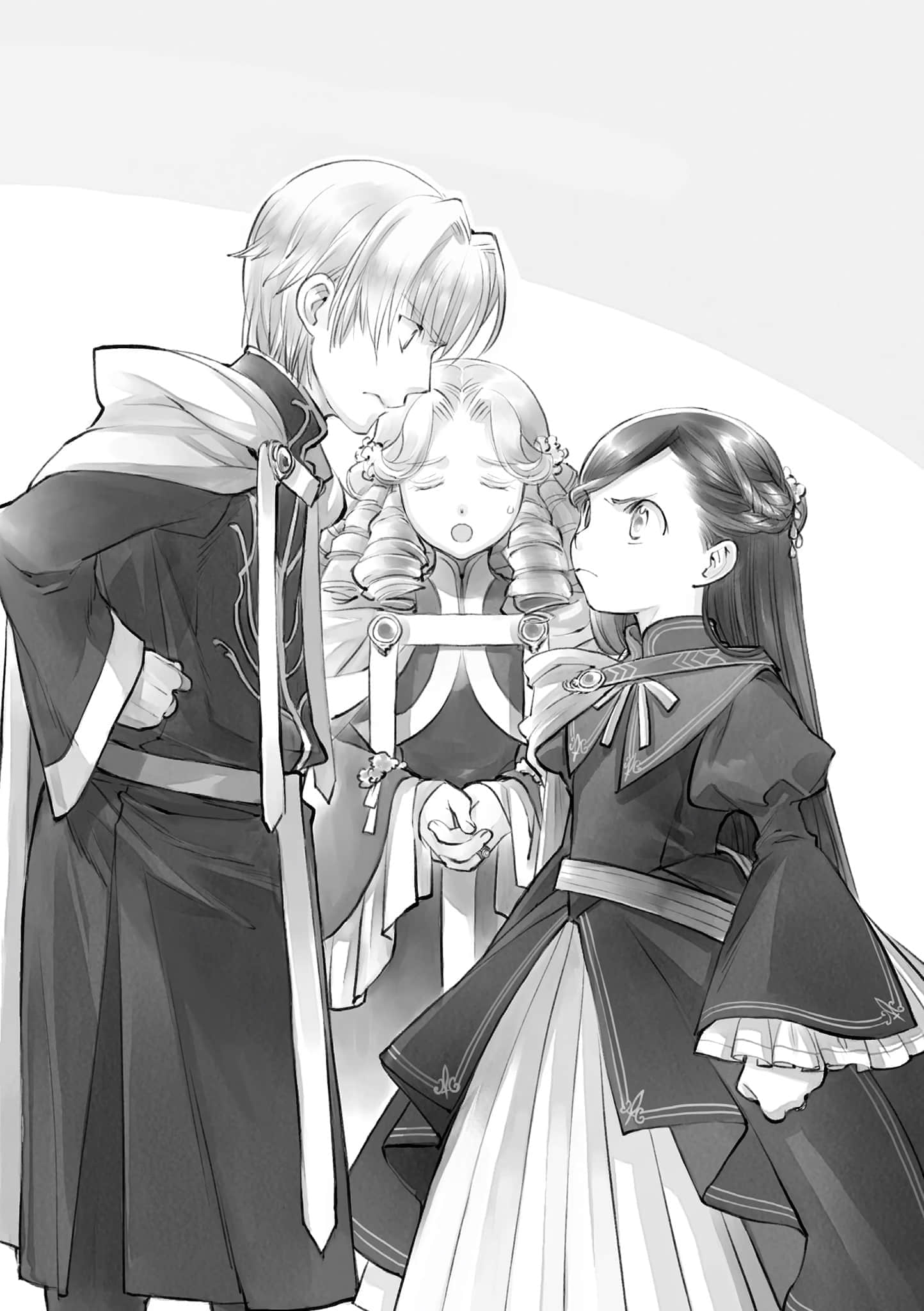 《小书痴的下克上 ～为了成为图书管理员不择手段～》5 女神的化身Ⅱ 令人不耐的茶会插图（1）