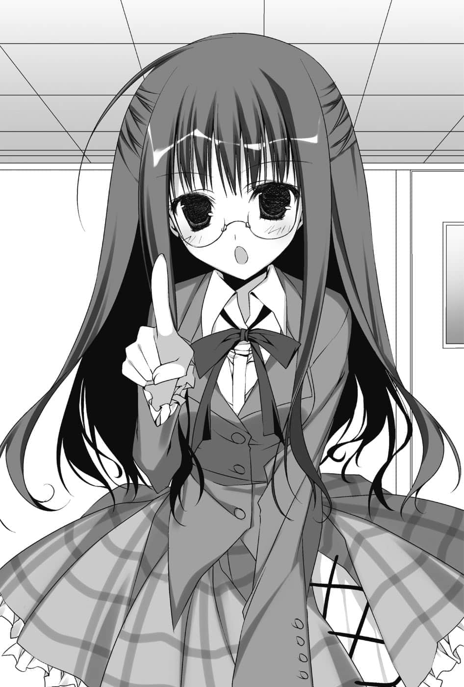 《碧阳学园会默示录》4 学生会的水际 真冬在班上应该算是很不起眼。插图（2）