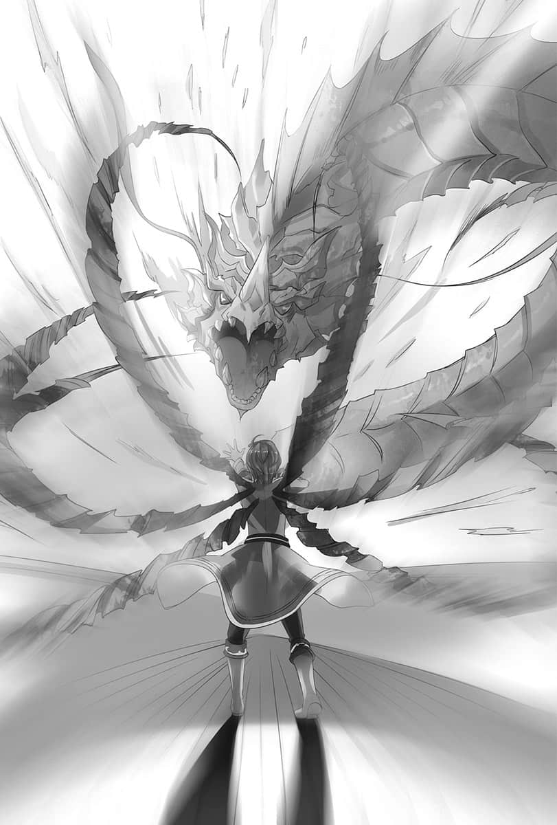 《魔石傳記 獲得魔物力量的我是最強的!》2 海龍插圖(2)