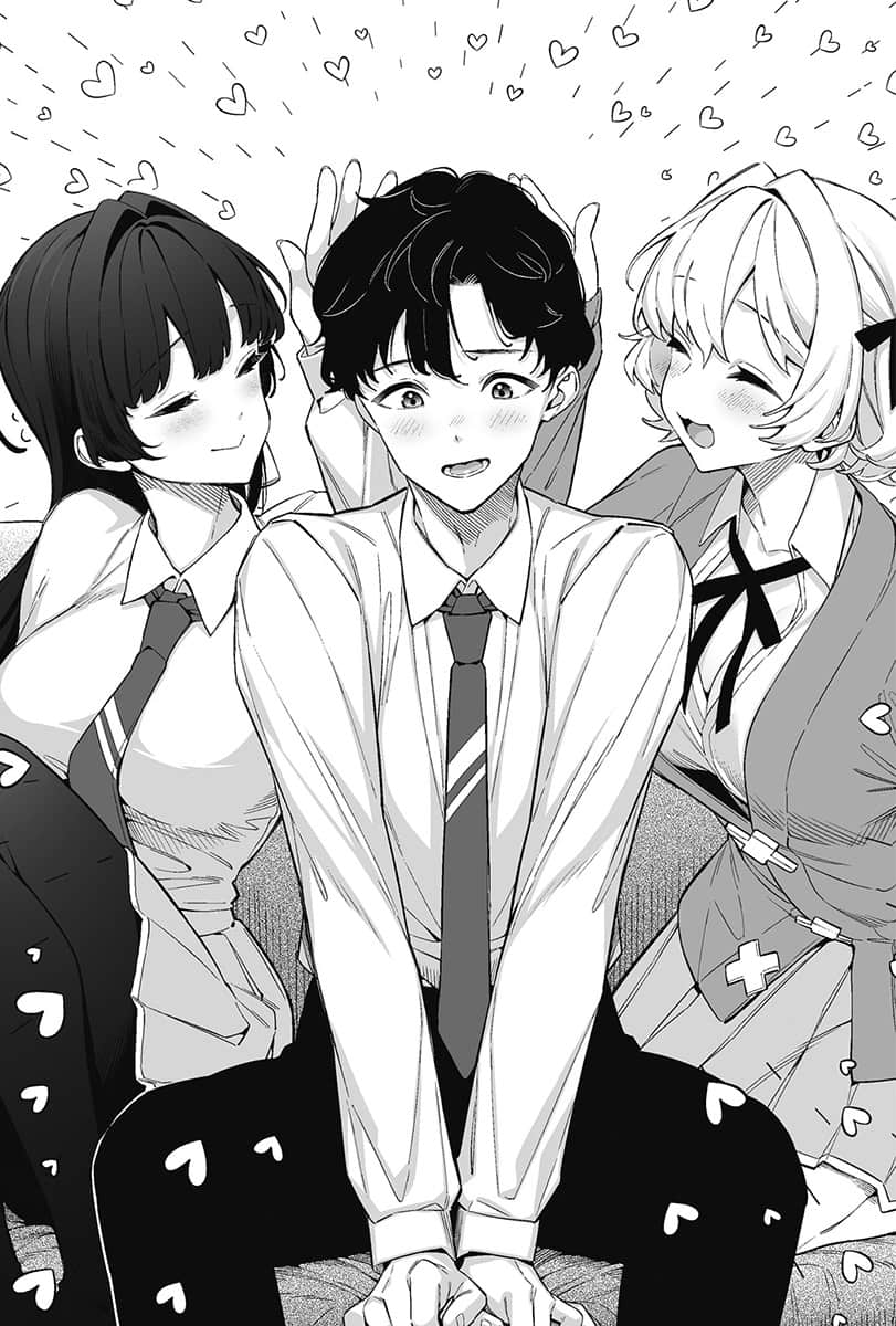 《匿名拯救了厌男美女姐妹后会发生什么事？》4 四、准备考试， 然后──插图（1）
