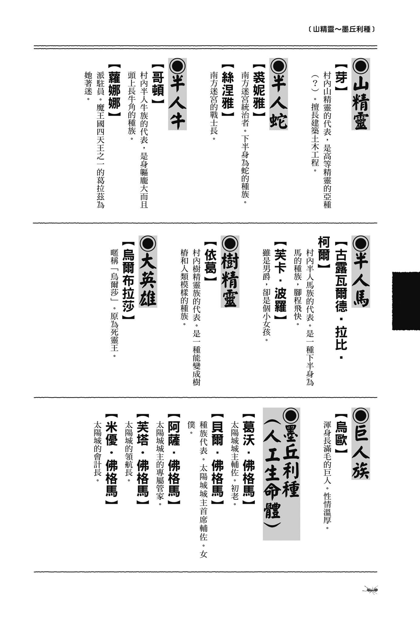 《異世界悠閒農家》16 登場人物辭典插圖（7）