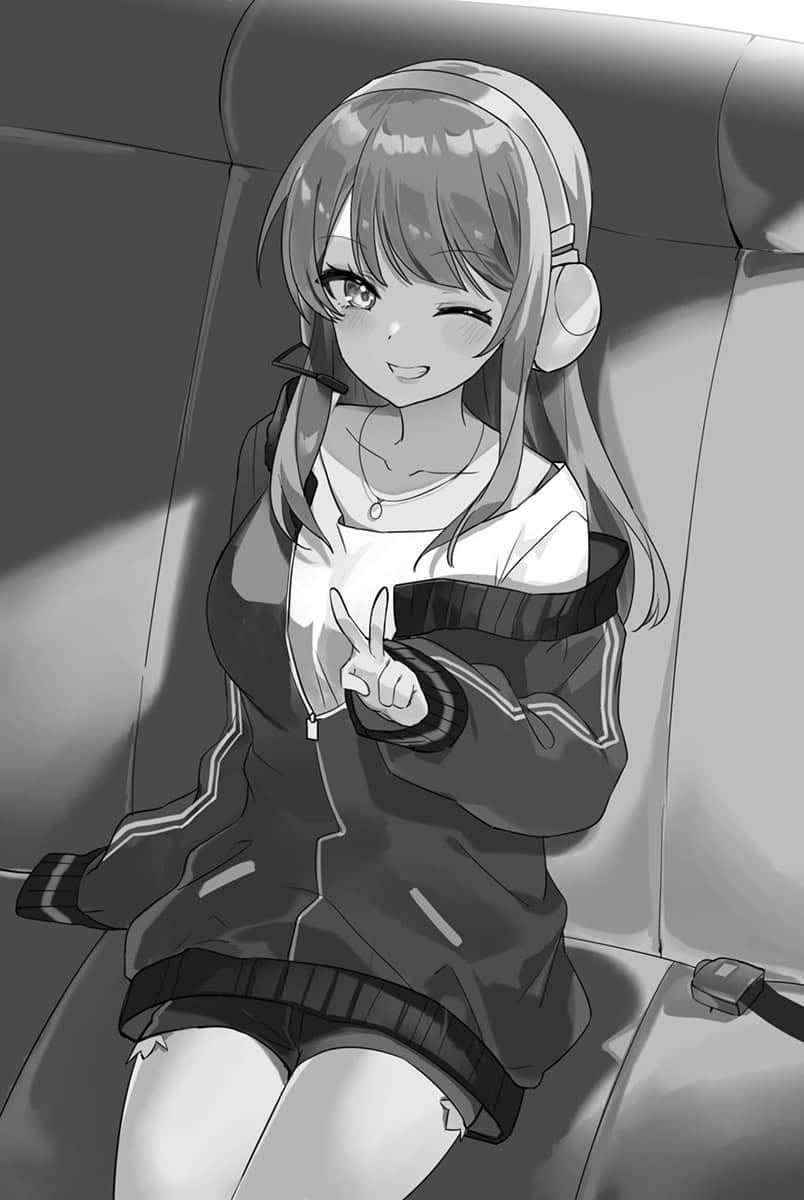快30岁才转职成为VTuber的故事。小说插图（6）