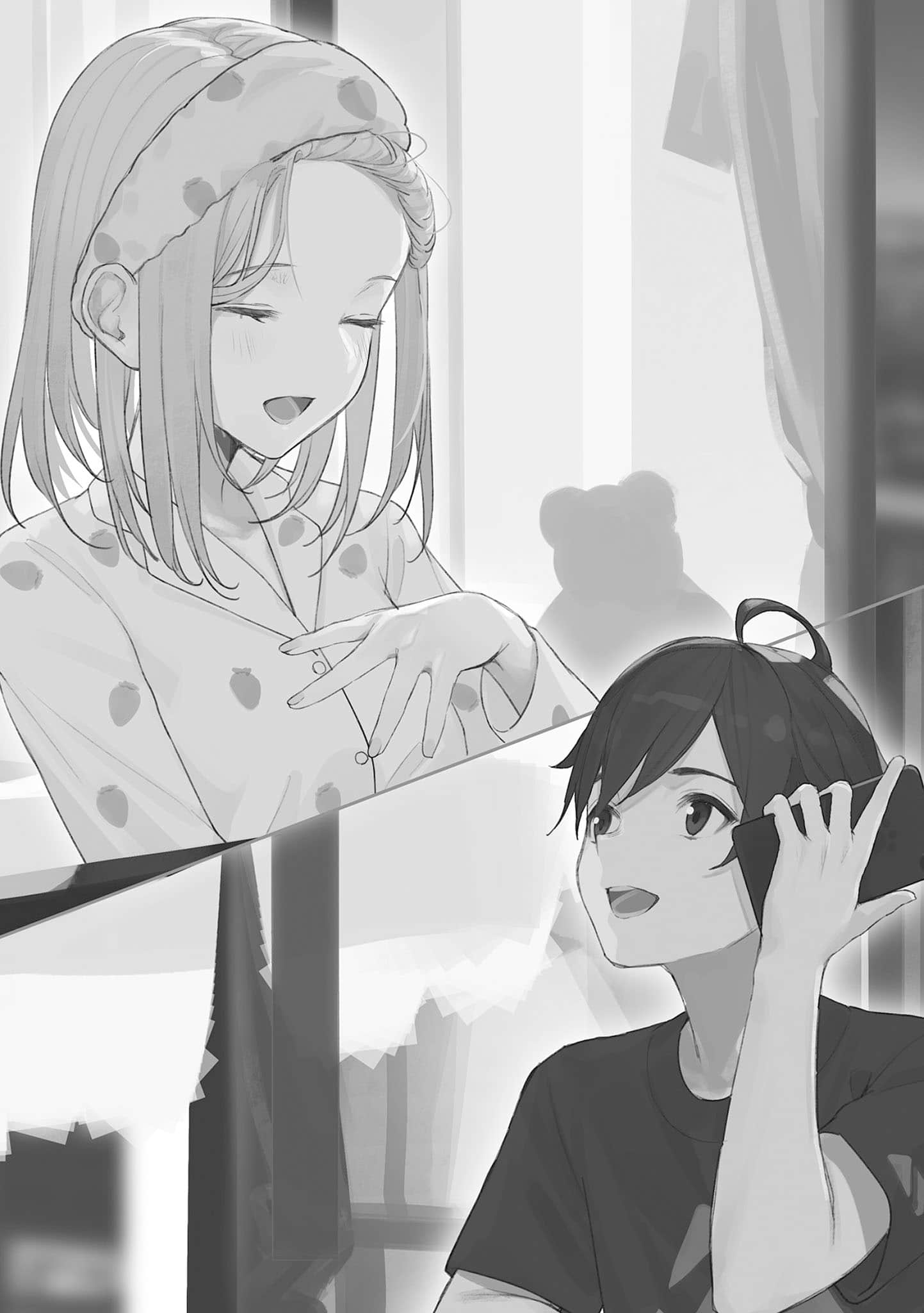 《仅我知晓放学后的圣女不单只是尊贵》1 三话 意外的共有插图（1）