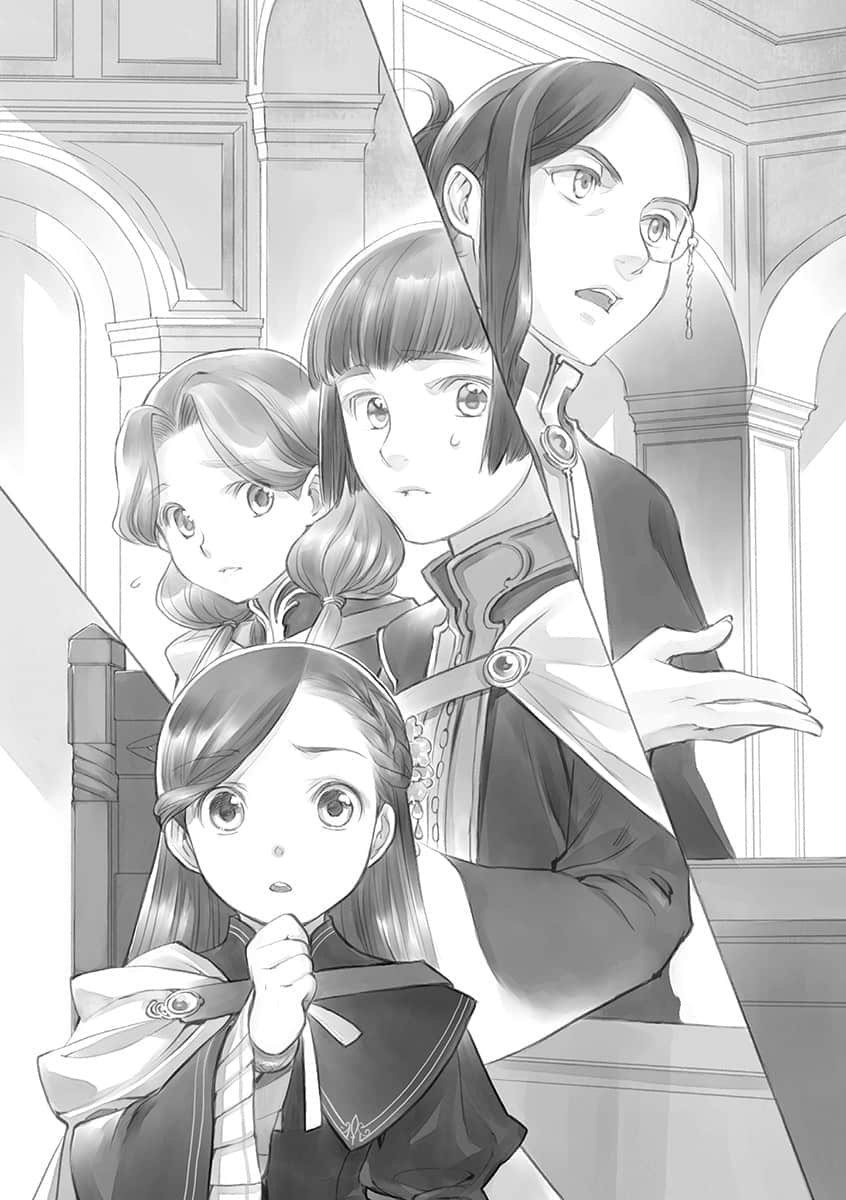 《小书痴的下克上 ～为了成为图书管理员不择手段～》5 女神的化身Ⅰ 赫思尔与加护插图（1）