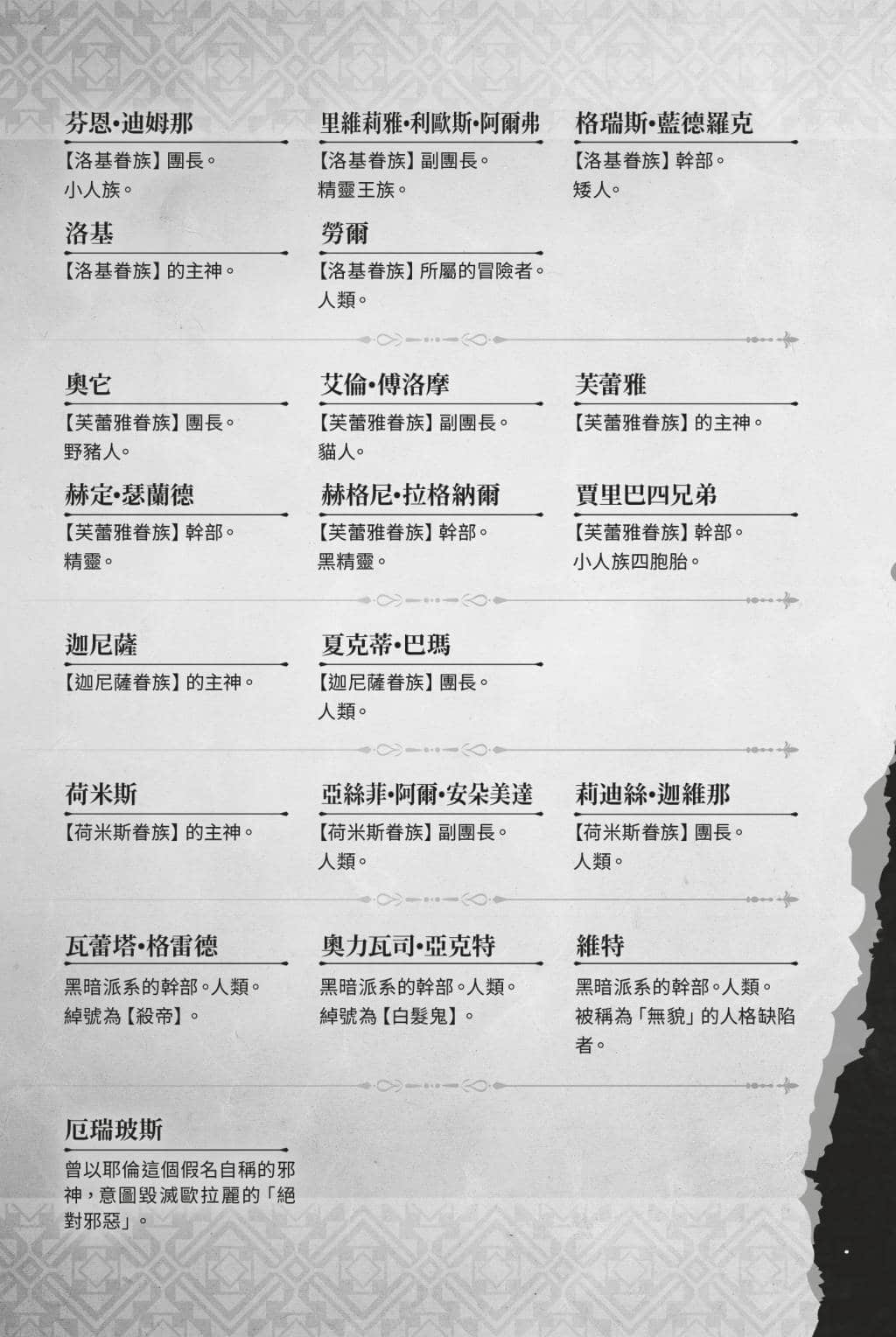 《阿斯特莉亚回忆录》2 正义失坠 人物介绍插图（2）