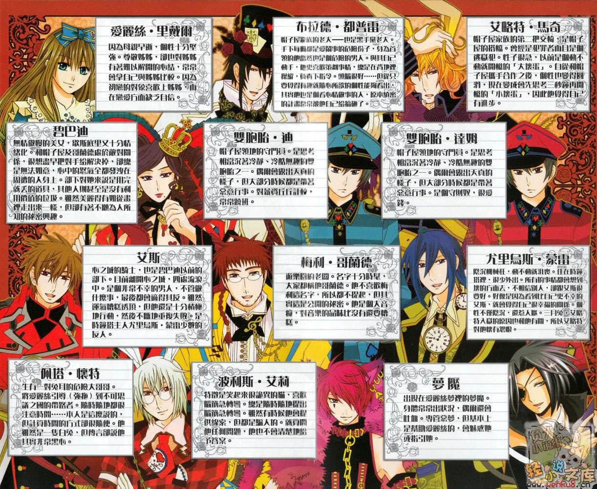 《心之国的爱丽丝》2 蔷薇茶会 插图（3）
