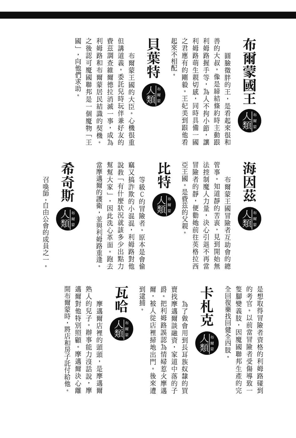 《关于我转生变成史莱姆这档事》8.5 短篇集 角S纪实-CHARACTERS-３插图（13）