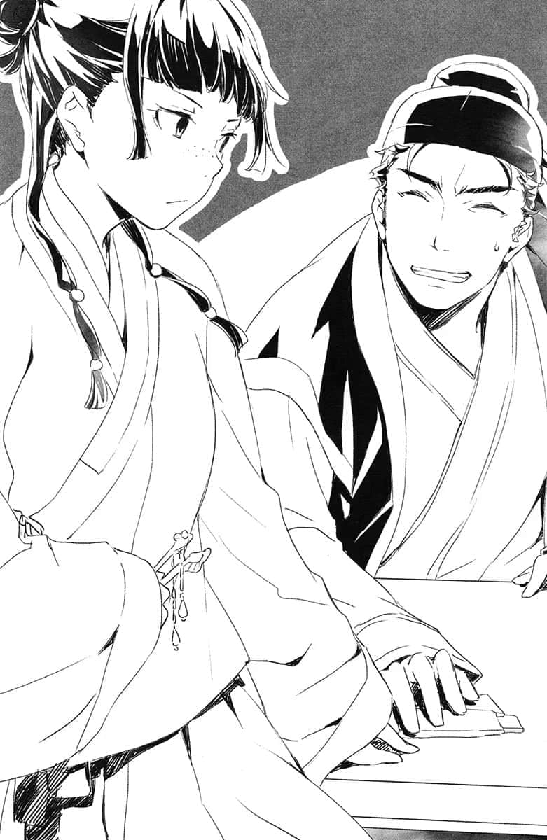 《药师少女的独语》1 二十一话 李白插图（1）