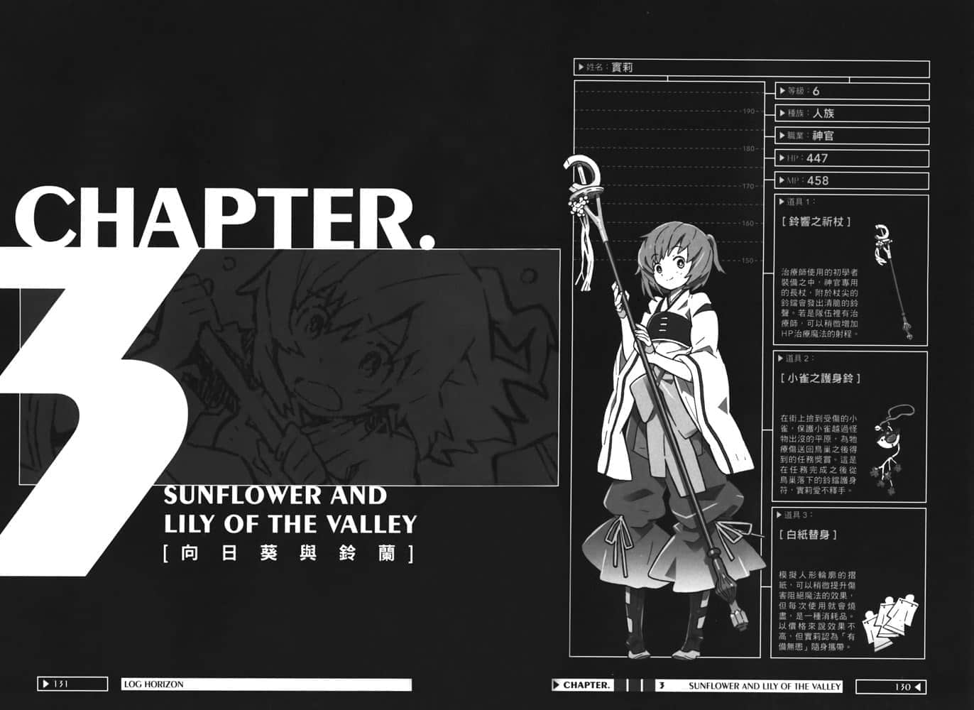 《记录的地平线》2 圆桌会议的骑士们 CHAPTER.3 向日葵与铃兰 SUNFLOWER AND LILY OF THE VALLEY插图（1）