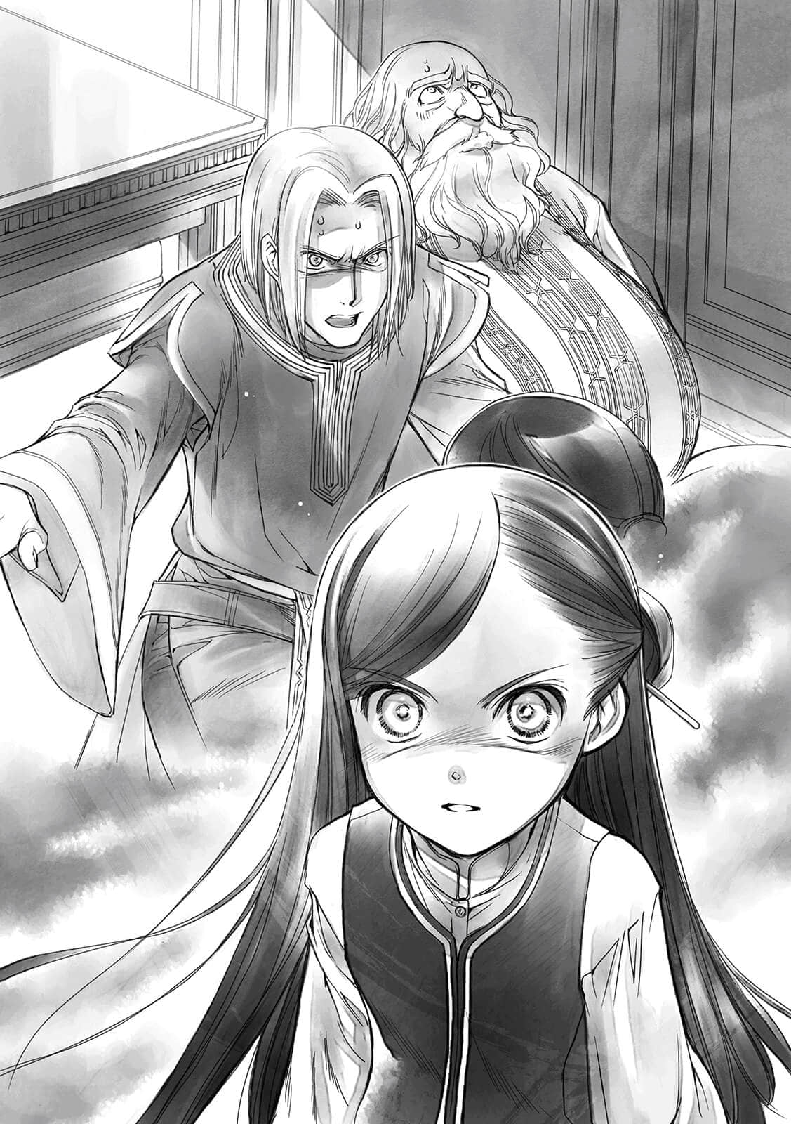 《小书痴的下克上 ~为了成为图书管理员不择手段~》1 士兵的女儿Ⅲ 定案插图(1)