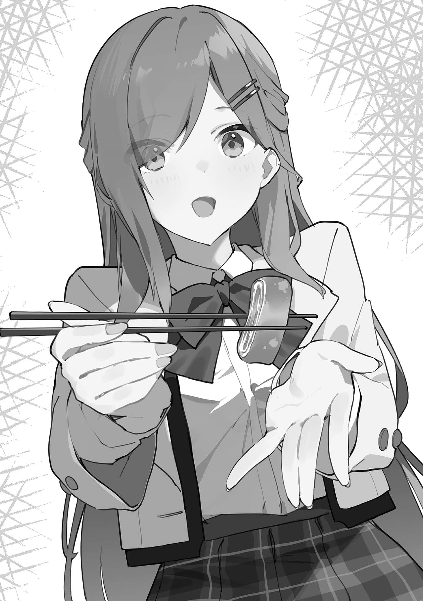邻座的高岭之花似乎是我前世的妻子。今生好像也超喜欢我。小说插图（2）