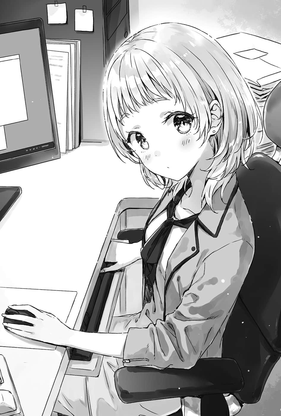 ※疼愛妹妹是編輯的第一要務。小說插圖（25）
