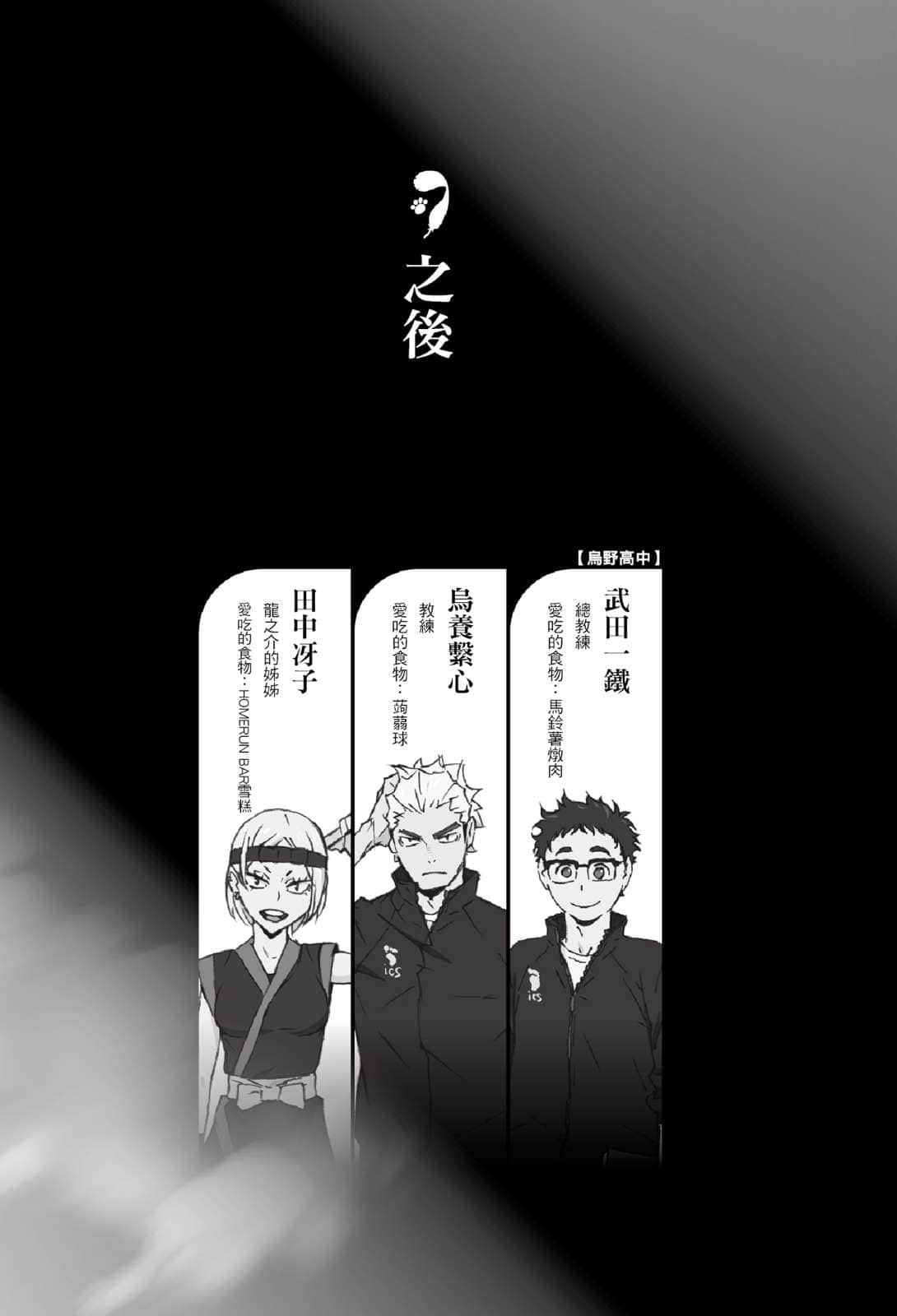 《劇場版 排球少年!! 垃圾場的決戰》全一冊 之後插圖（1）