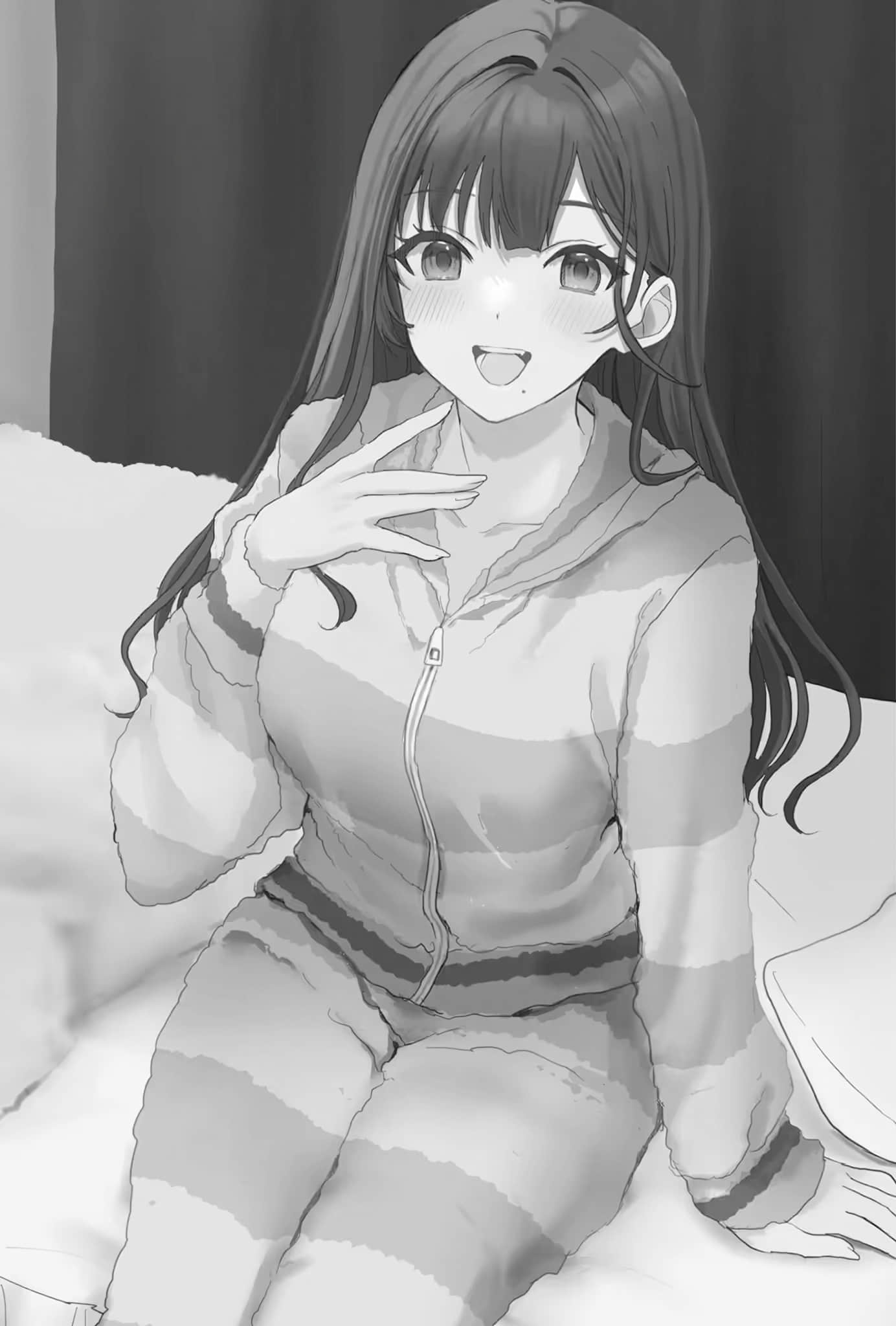 邻座的不良少女清水同学染黑了头发小说插图（1）