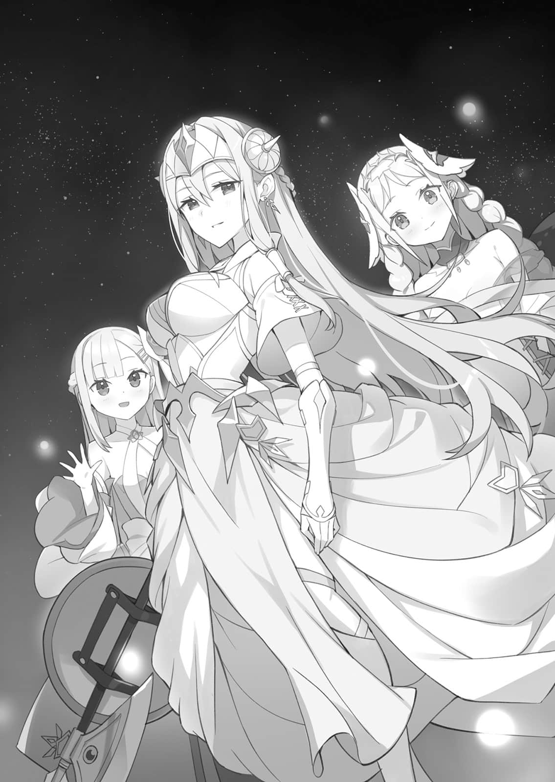 《和沒有信徒的女神大人一起攻略異世界》12 世界最強精靈使與女神的願望〈上〉 六章 高月誠人，造訪前線基地插圖（1）
