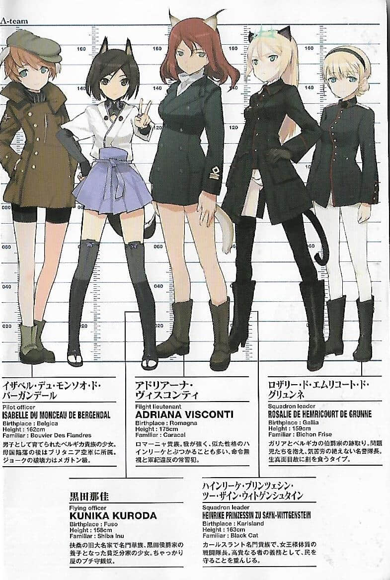 《高贵魔女 第506统合战斗飞行团》2 混战！ 人物介绍插图（1）