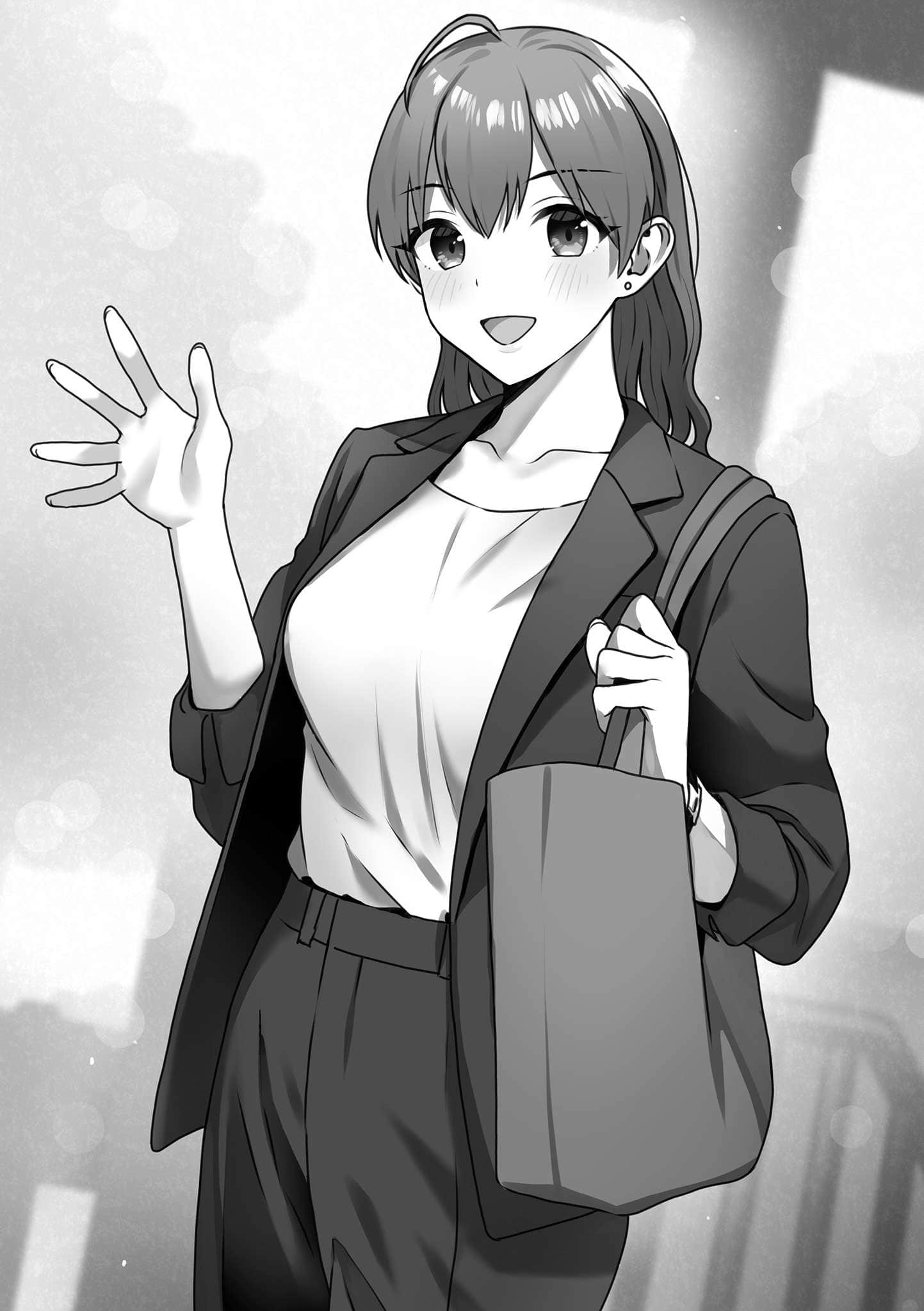 《与营业科的美女同事之间，仅仅是一起吃饭的日常》1 与营业科MN同事之间，仅仅是一起吃饭的日常插图（1）