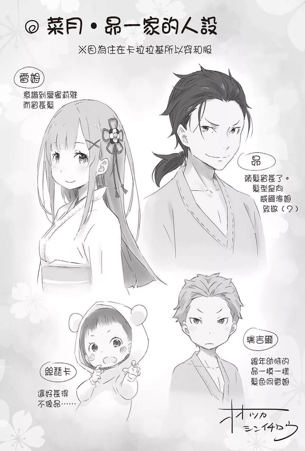 《Re:从零开始的异世界生活》9 后记插图（1）