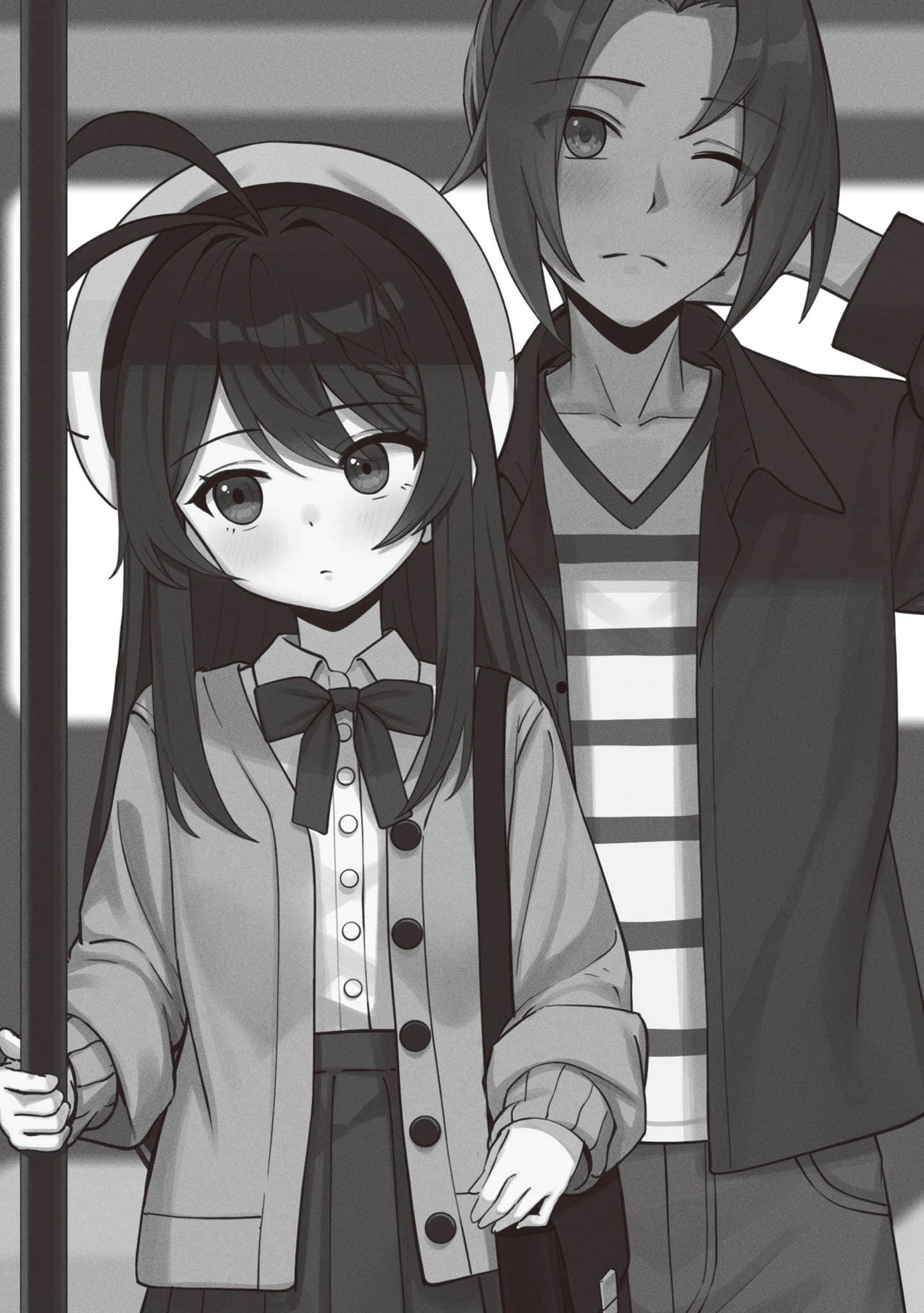 《轉生成爲配角的我，也可以『攻略』義妹嗎？》1 第四話「想和妹妹約會！」插圖（1）