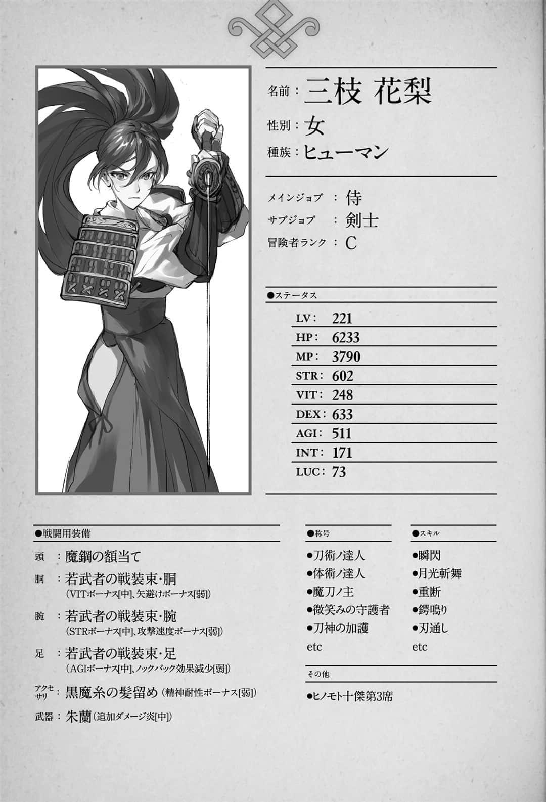 THE NEW GATE小說插圖（100）