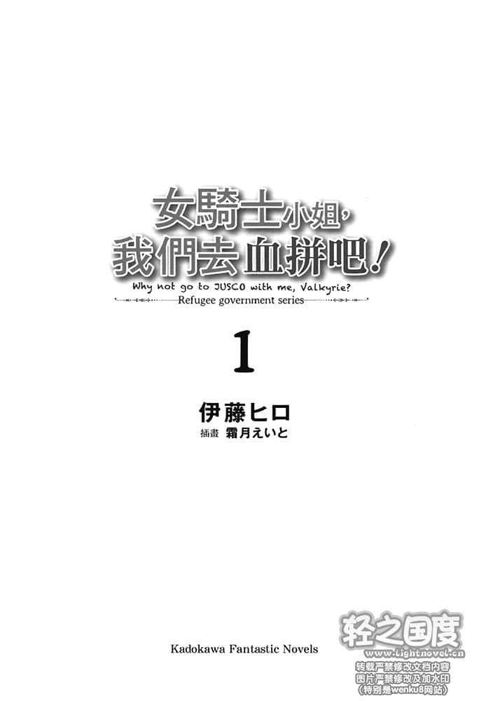 女骑士小姐，我们去血拼吧！小说插图（11）