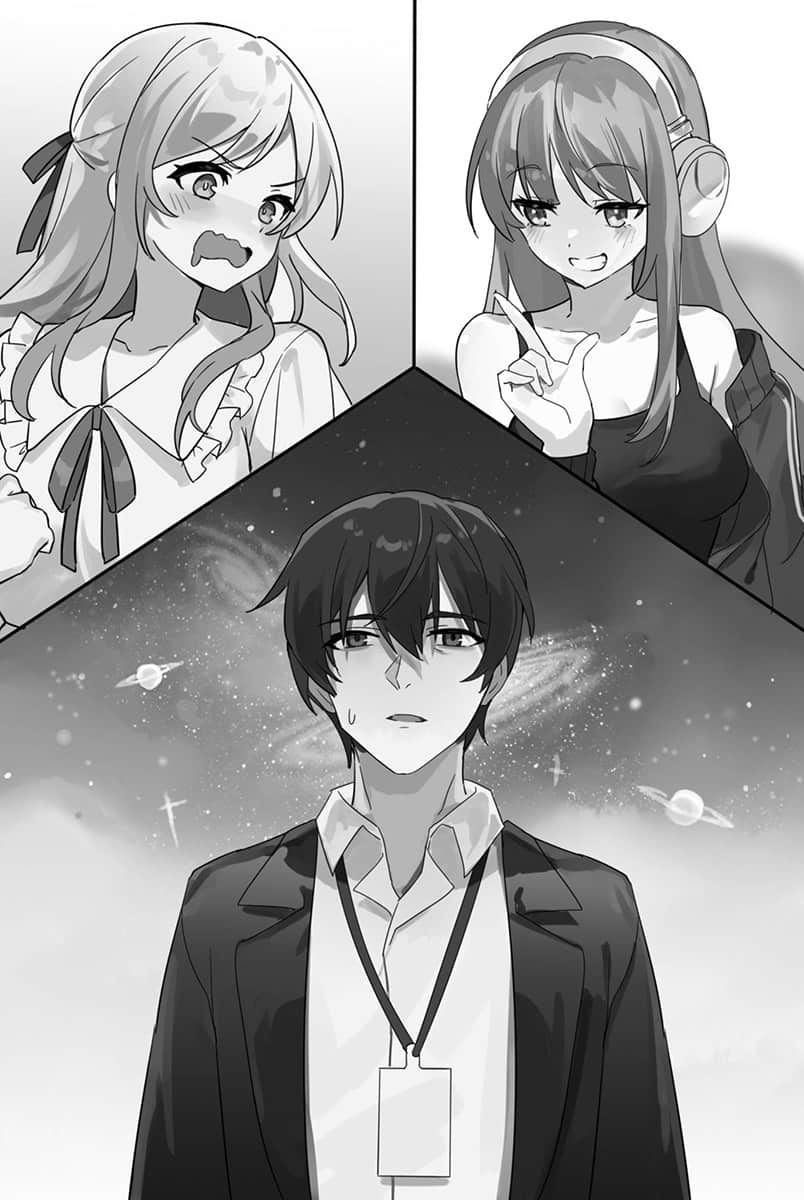 快30歲才轉職成爲VTuber的故事。小說插圖（302）