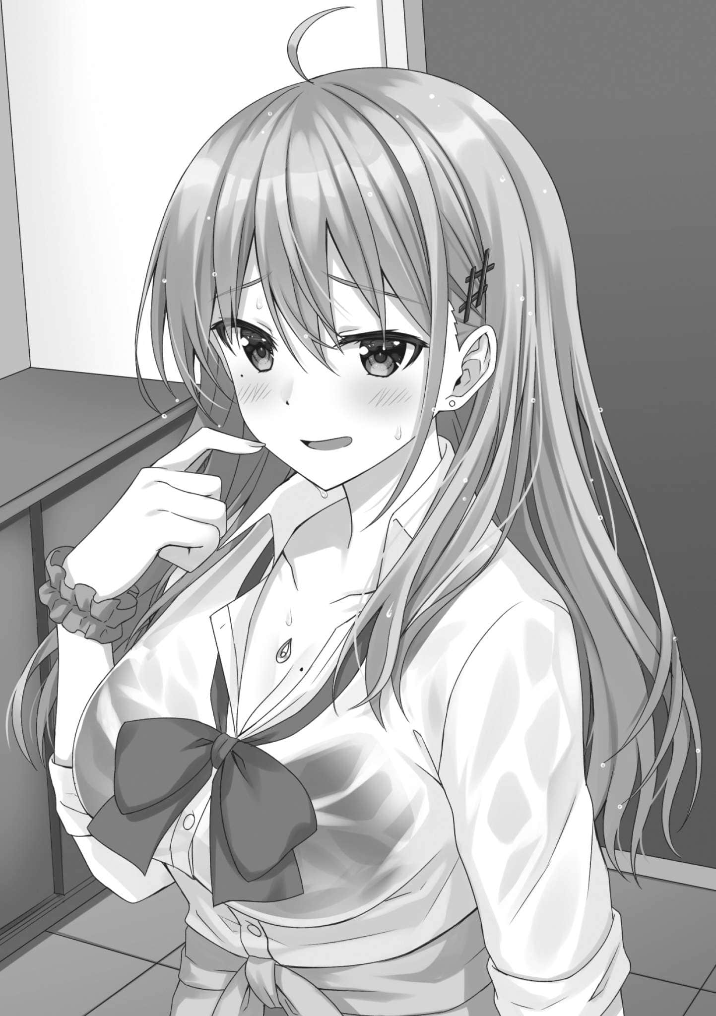 班上的辣妹不知为何与我的义妹关系变得要好起来了。小说插图（13）