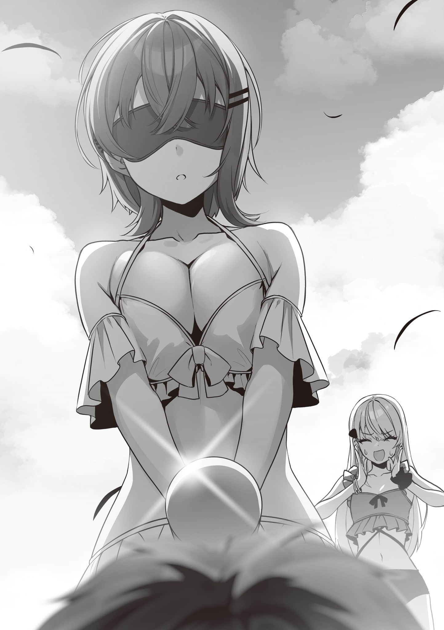 《能够率直说出喜欢的女生无双》4 Ⅵ 只要有爱就能活下去对吧?甜甜蜜蜜敲西瓜千钧一发!插图(1)