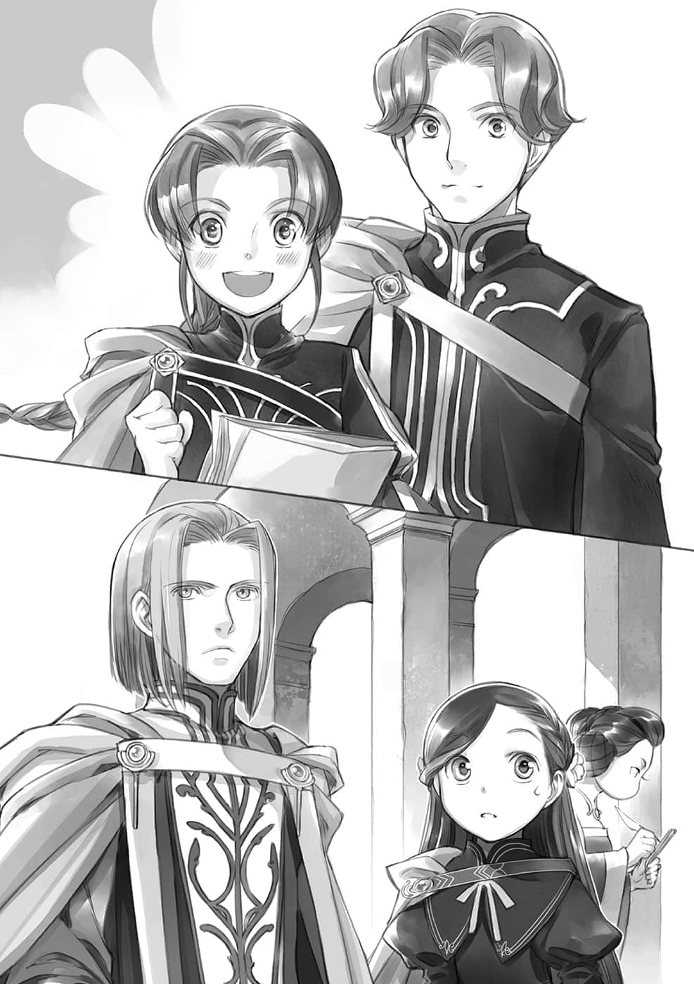 《小书痴的下克上 ～为了成为图书管理员不择手段～》4 贵族院的自称图书委员Ⅶ 插图（16）