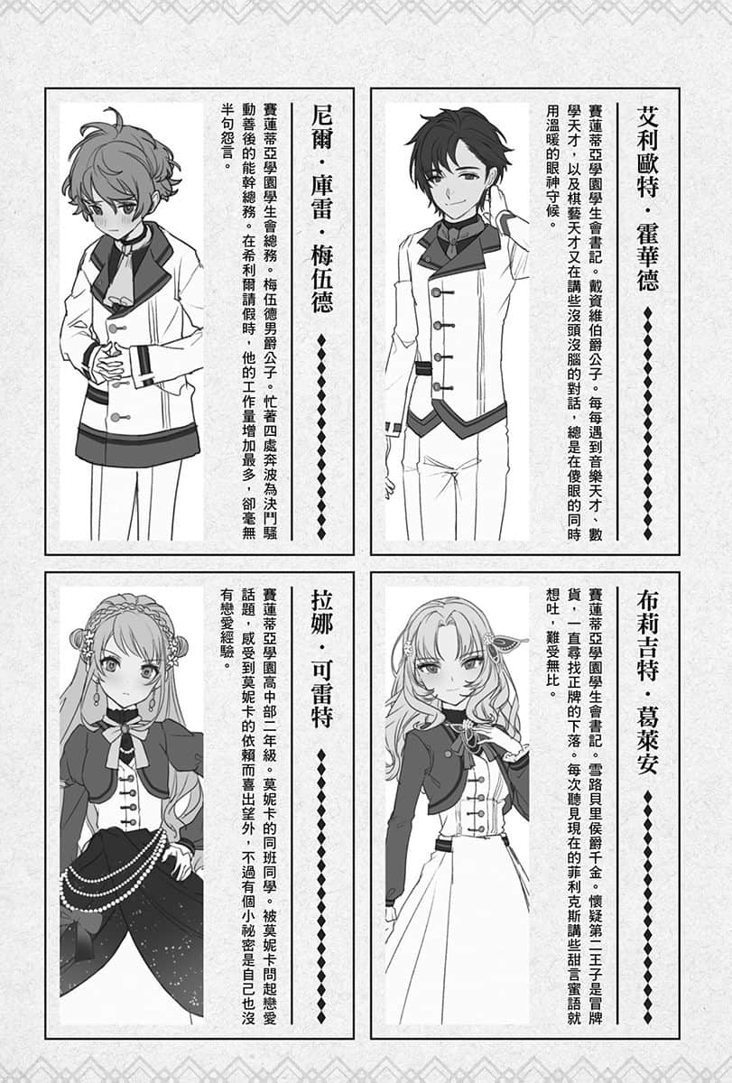 《Silent Witch 沉默魔女的秘密》7 目前为止的登场人物插图（5）