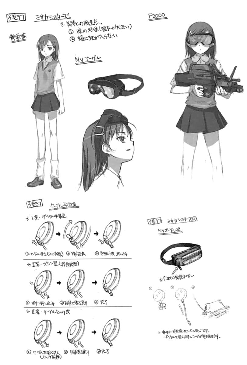 《魔法禁书目录》8 插画设定插图（13）