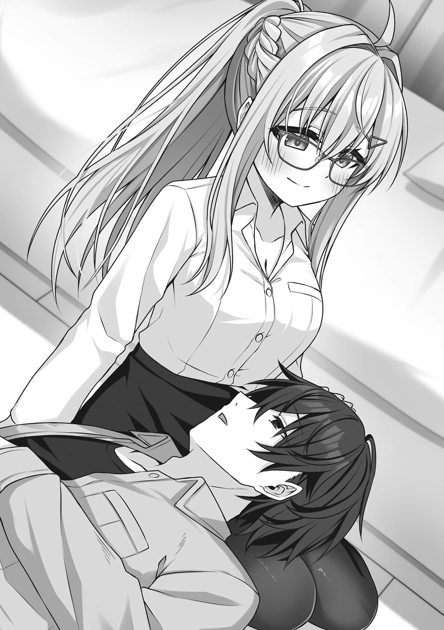 《同班同学的残念系美少女,就算付钱也想和我交朋友》1 第七话 学习会和西装和平光镜和黑丝袜插图(1)