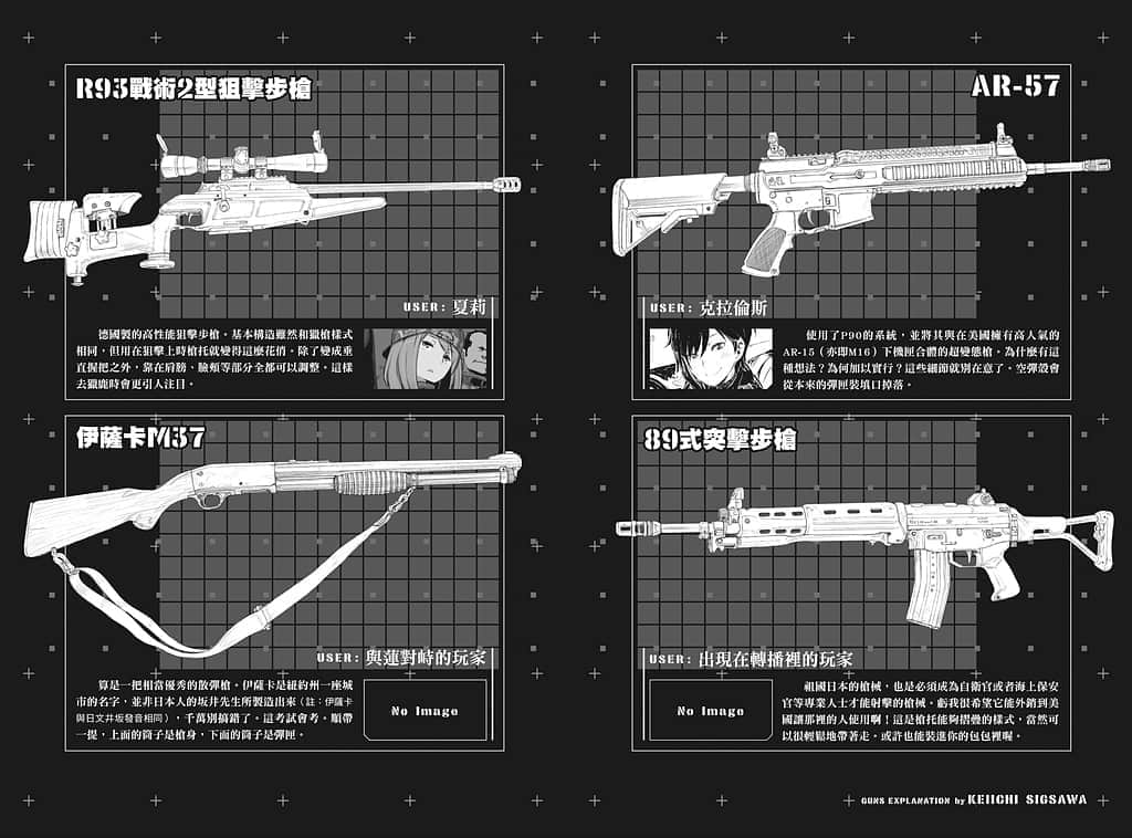 《刀剑神域外传 Gun Gale Online》3 2nd特攻强袭（下） 枪械解说（GUNS EXPLANATION）插图（4）