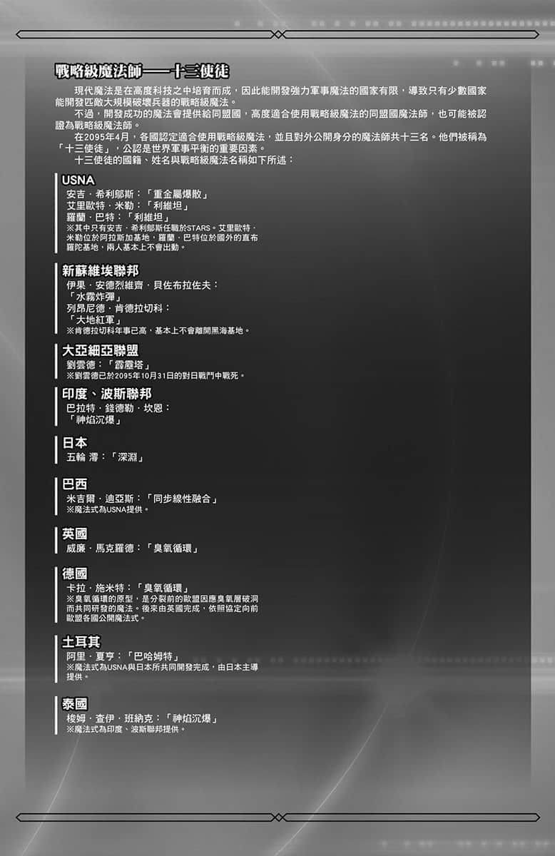 《魔法科高中的劣等生》32 毕业篇 角S介绍插图（17）