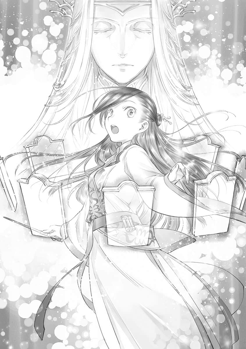 《小书痴的下克上 ～为了成为图书管理员不择手段～》5 女神的化身Ⅶ 初见爷爷大人插图（1）