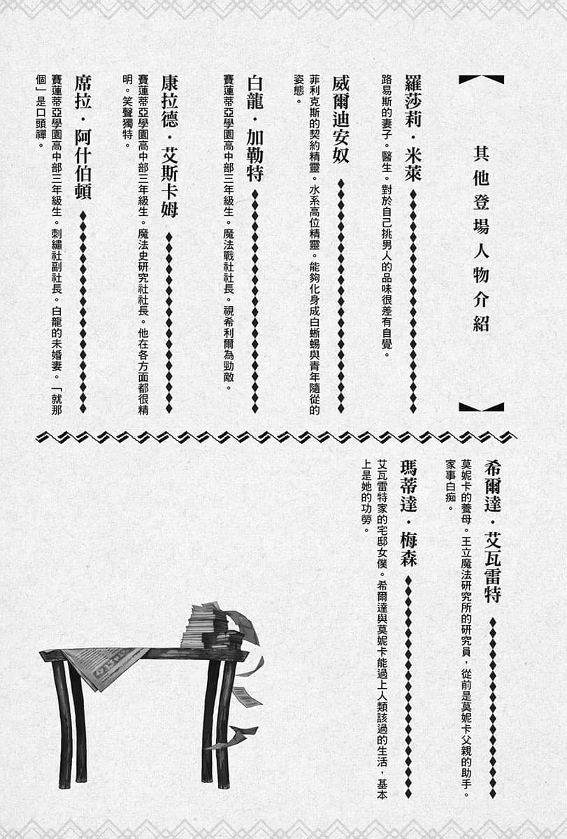 《Silent Witch 沉默魔女的秘密》4.5 -after- 目前为止的登场人物插图（6）