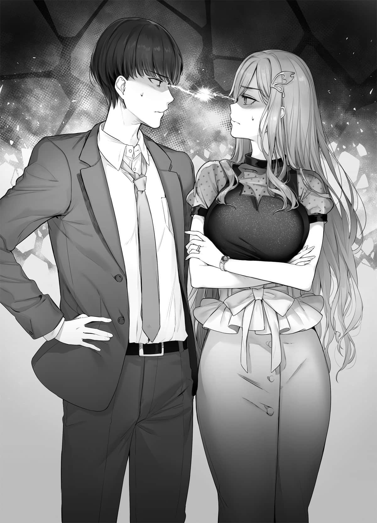 《与前女友令人焦灼不已的伪装结婚》1 序章插图（1）