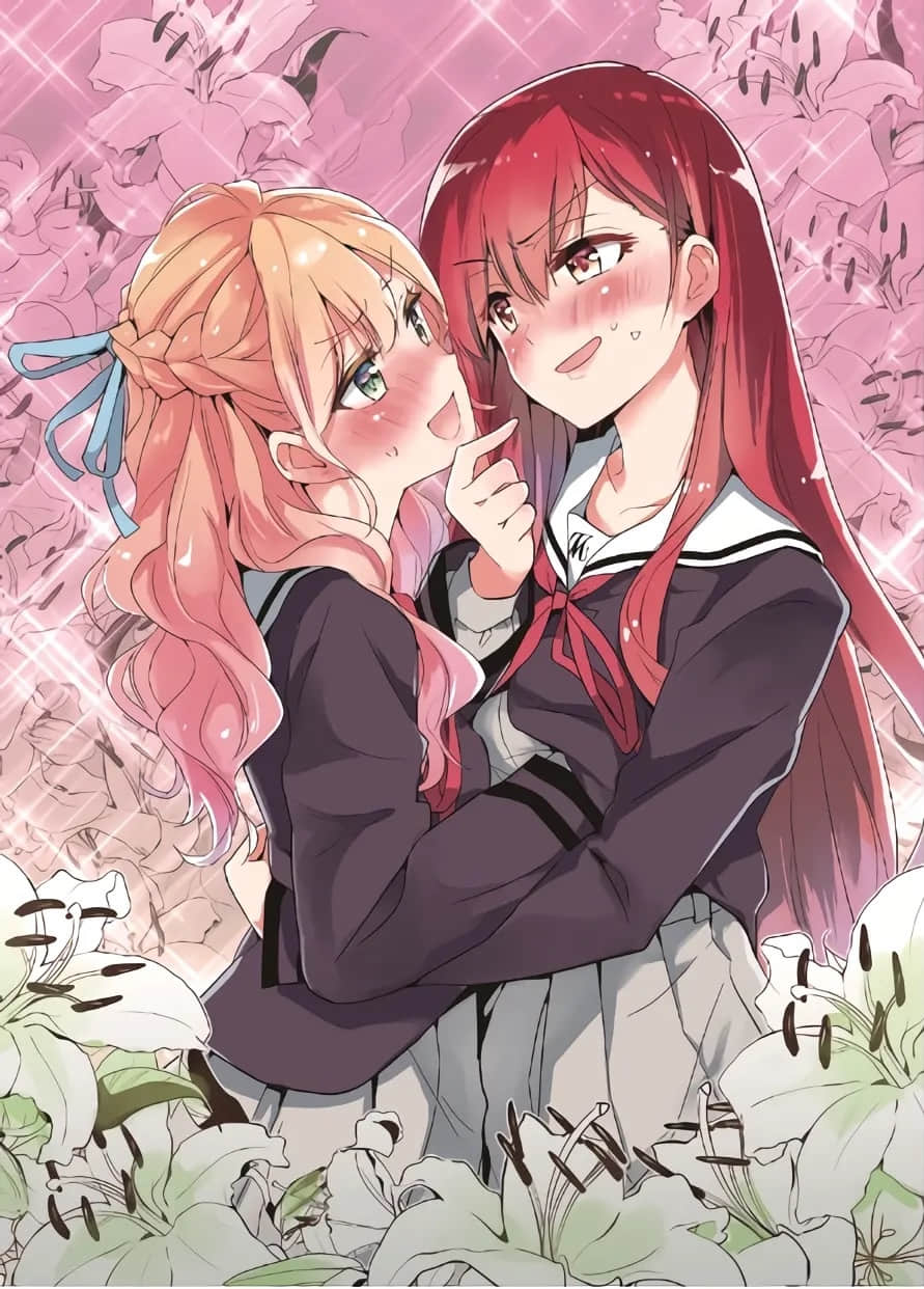 《将放言说不会输的高颜值女孩，全力征服的百合故事》全一册 作品相关插图（2）