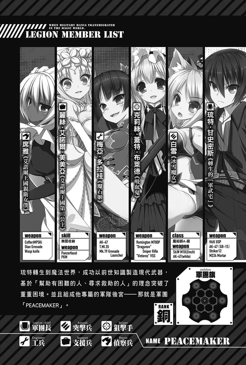 《軍武宅轉生魔法世界，靠現代武器開軍隊後宮!?》9 插圖（5）