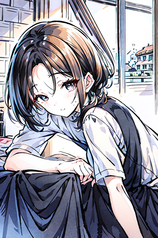《橘色屋檐下的妹妹》上卷 爱 人设样图插图（4）