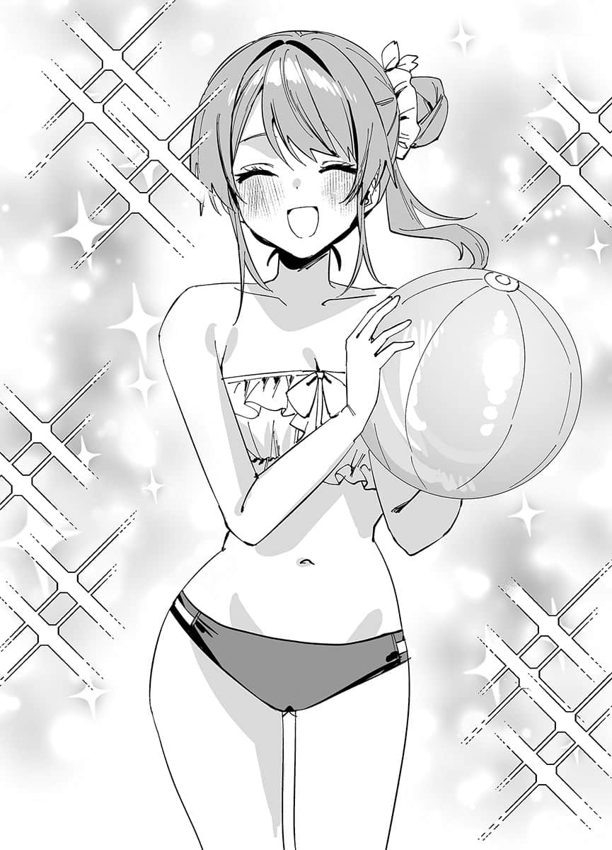 《现役女高中生偶像似乎对游手好闲的我很感兴趣》2 第五章 现役N高中生偶像似乎想去水上乐园玩插图（1）