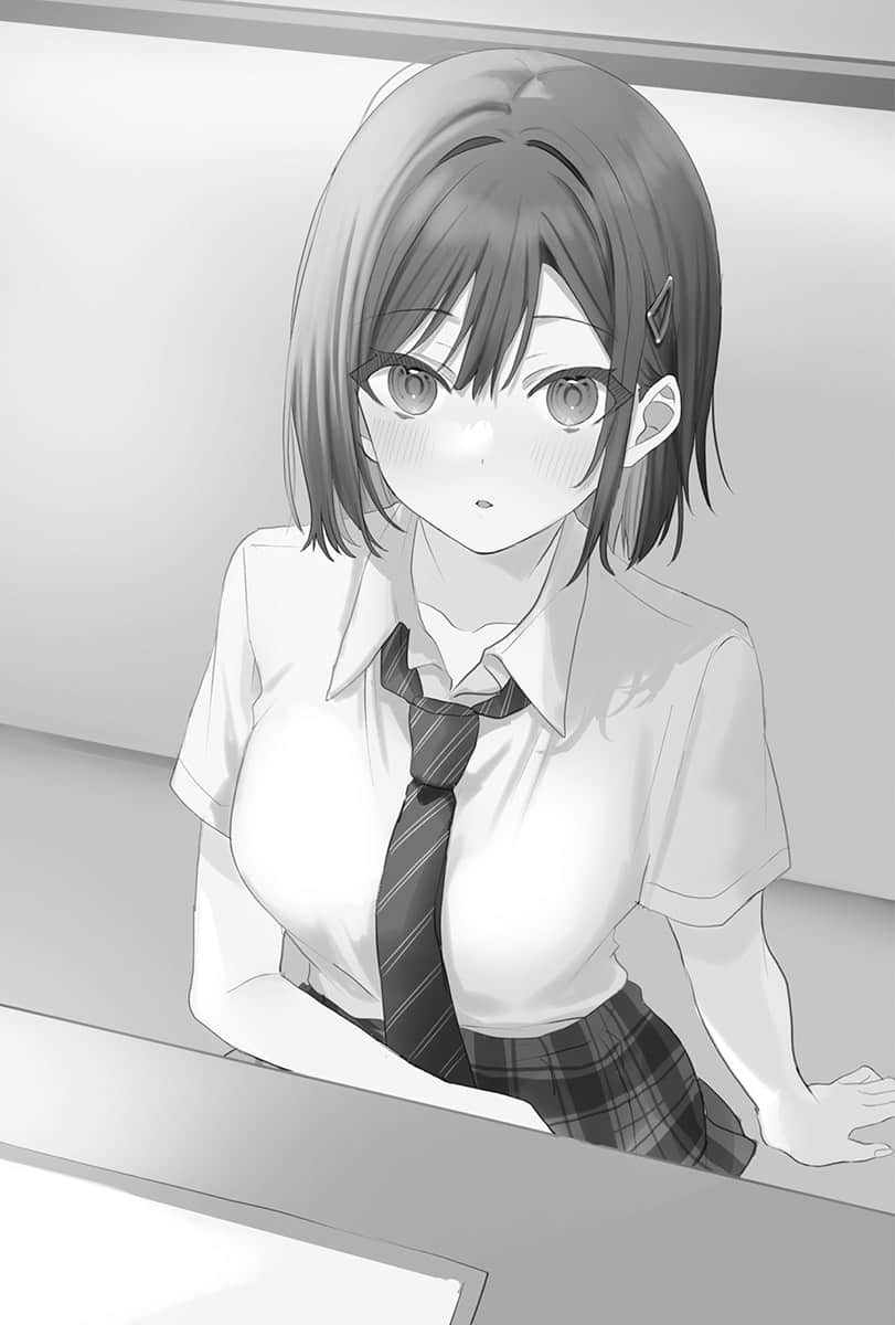 《鄰座的不良少女清水同學染黑了頭髮》4 插圖（9）