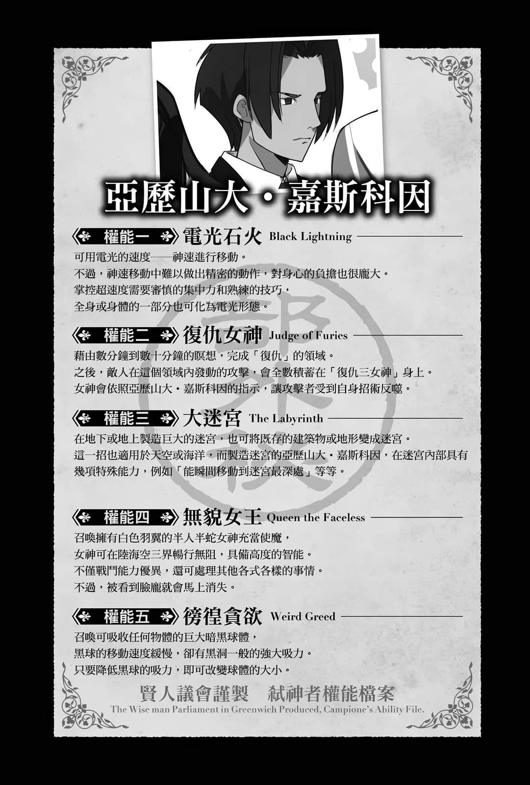 《Campione 弑神者！》20 魔王内战2 前Q提要插图（4）