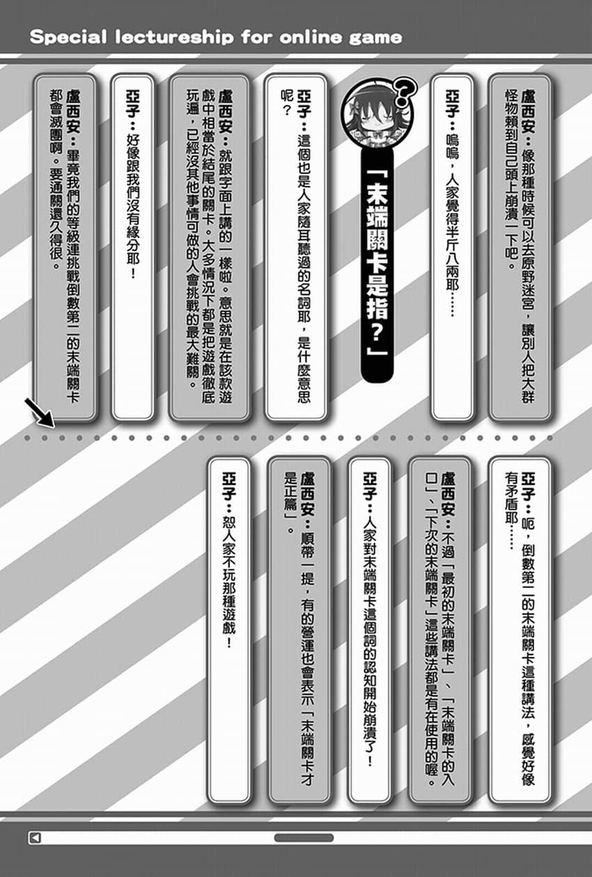 《线上游戏的老婆不可能是女生？》8 特别讲座 菜鸟亚子和卢西安的教教我！线上游戏我问你答！插图（3）