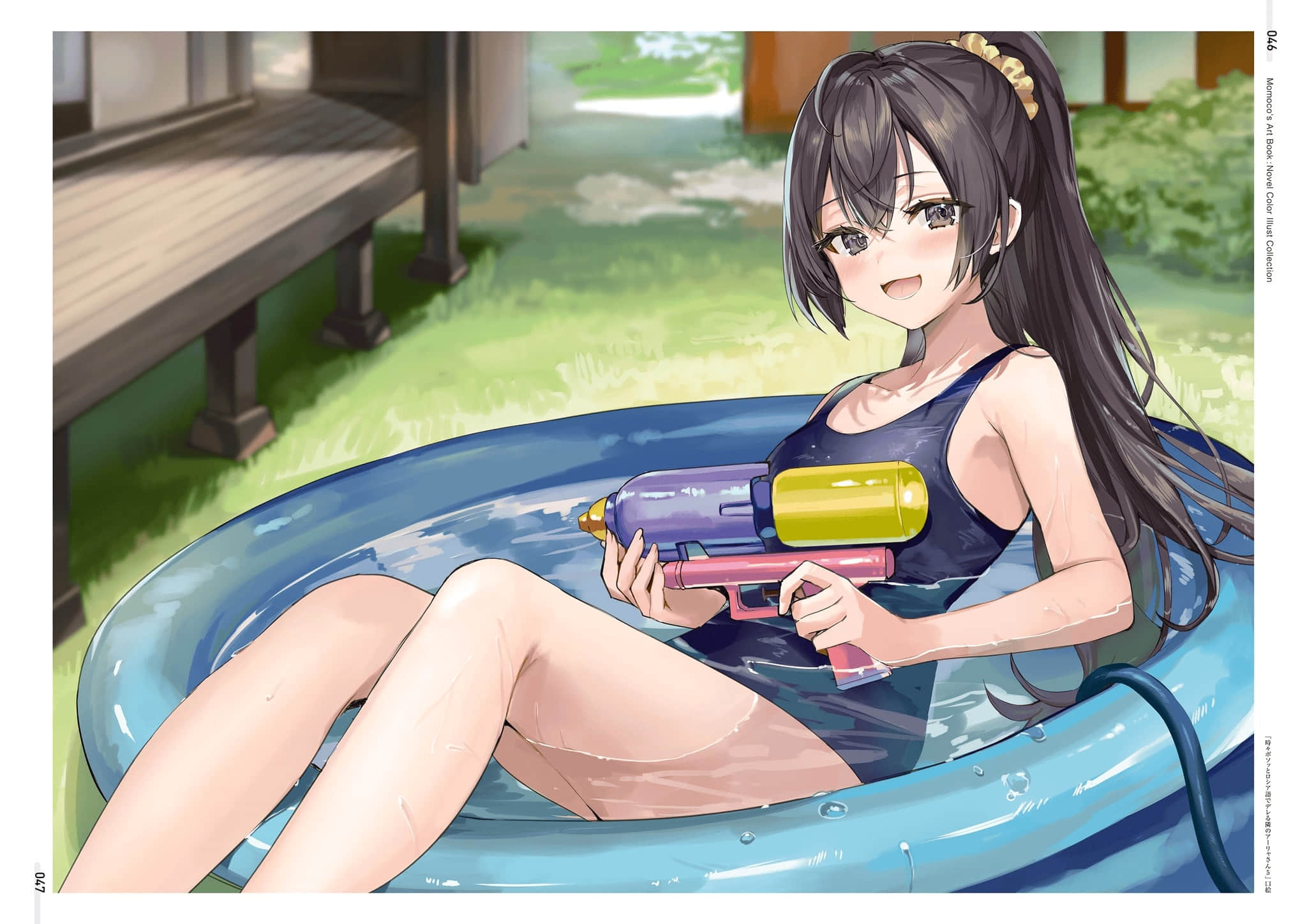 《不时轻声地以俄语遮羞的邻座艾莉同学》ももこ画集 原作小说彩S插画集锦插图（29）