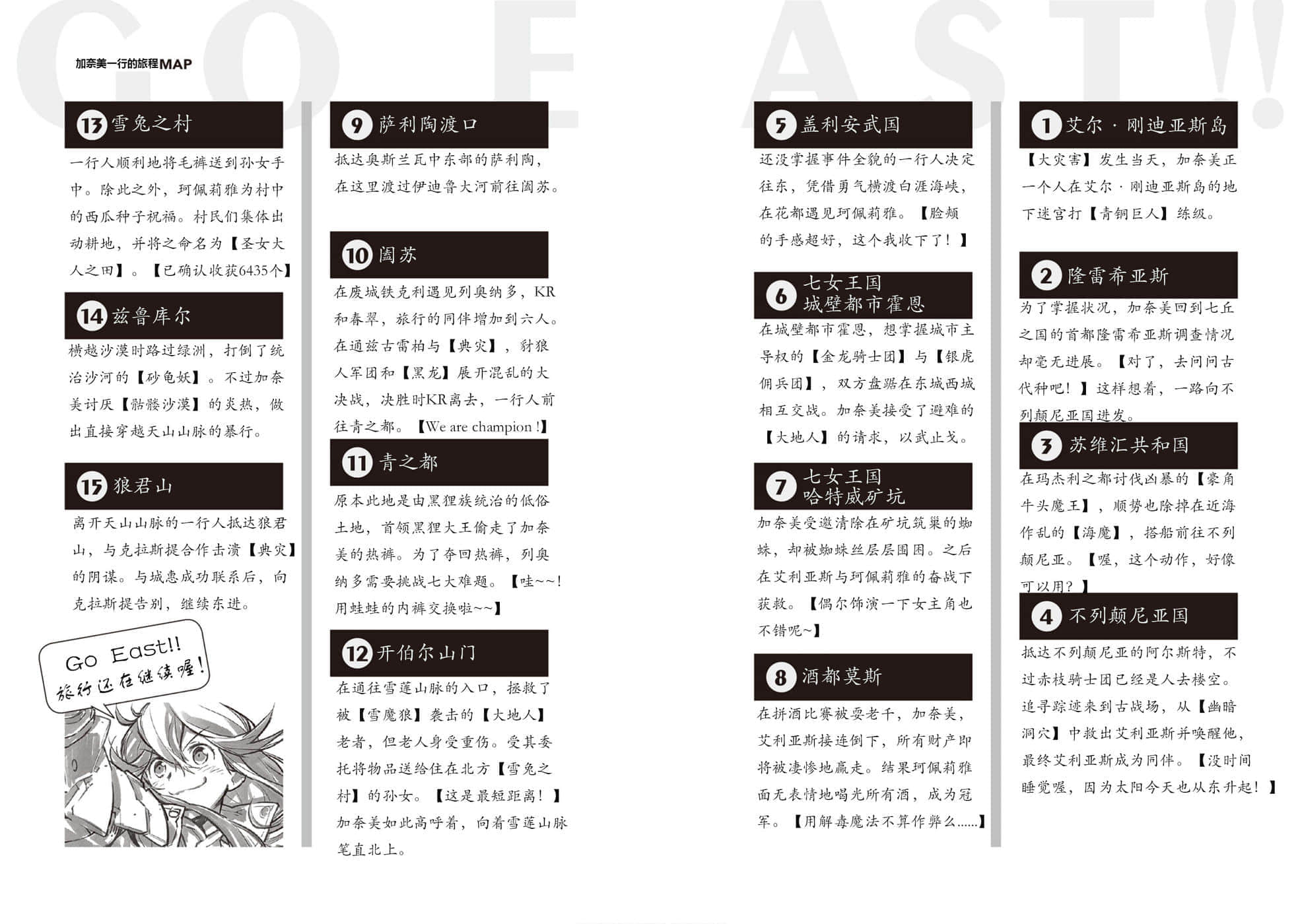 《记录的地平线》11 克拉斯提的仙君行 卷末附录2 加奈M东游记插图（2）